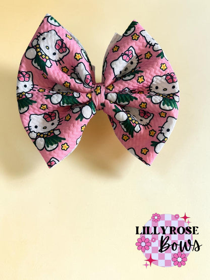 Hello kitty pink flower