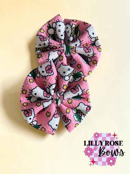 Hello kitty pink flower