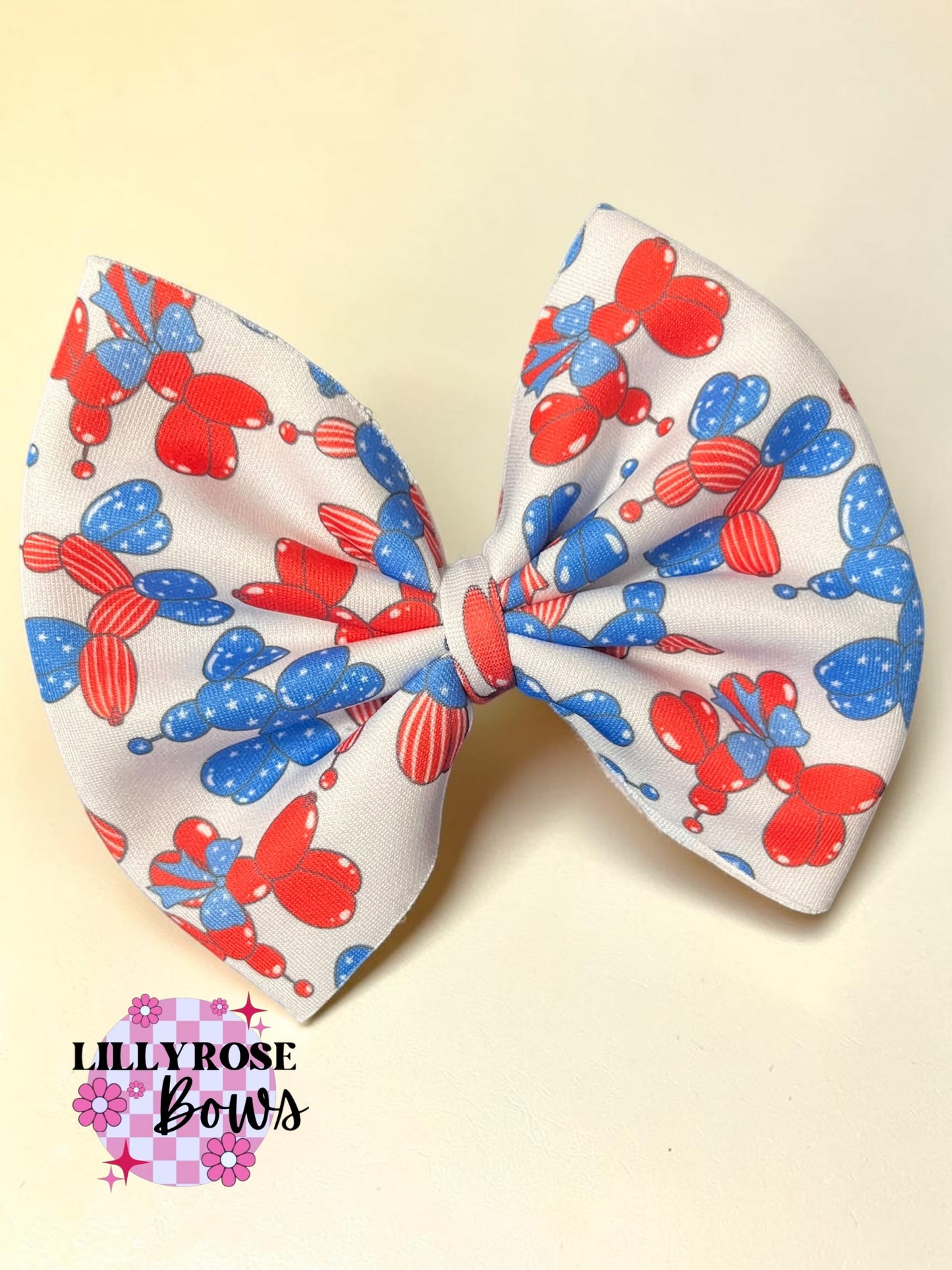 Balloon dogs red white & blue