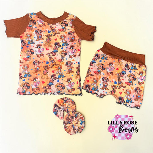 Cozy set 3t mouse western