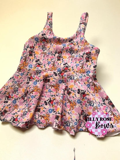 3t tank peplum bummie set with bow