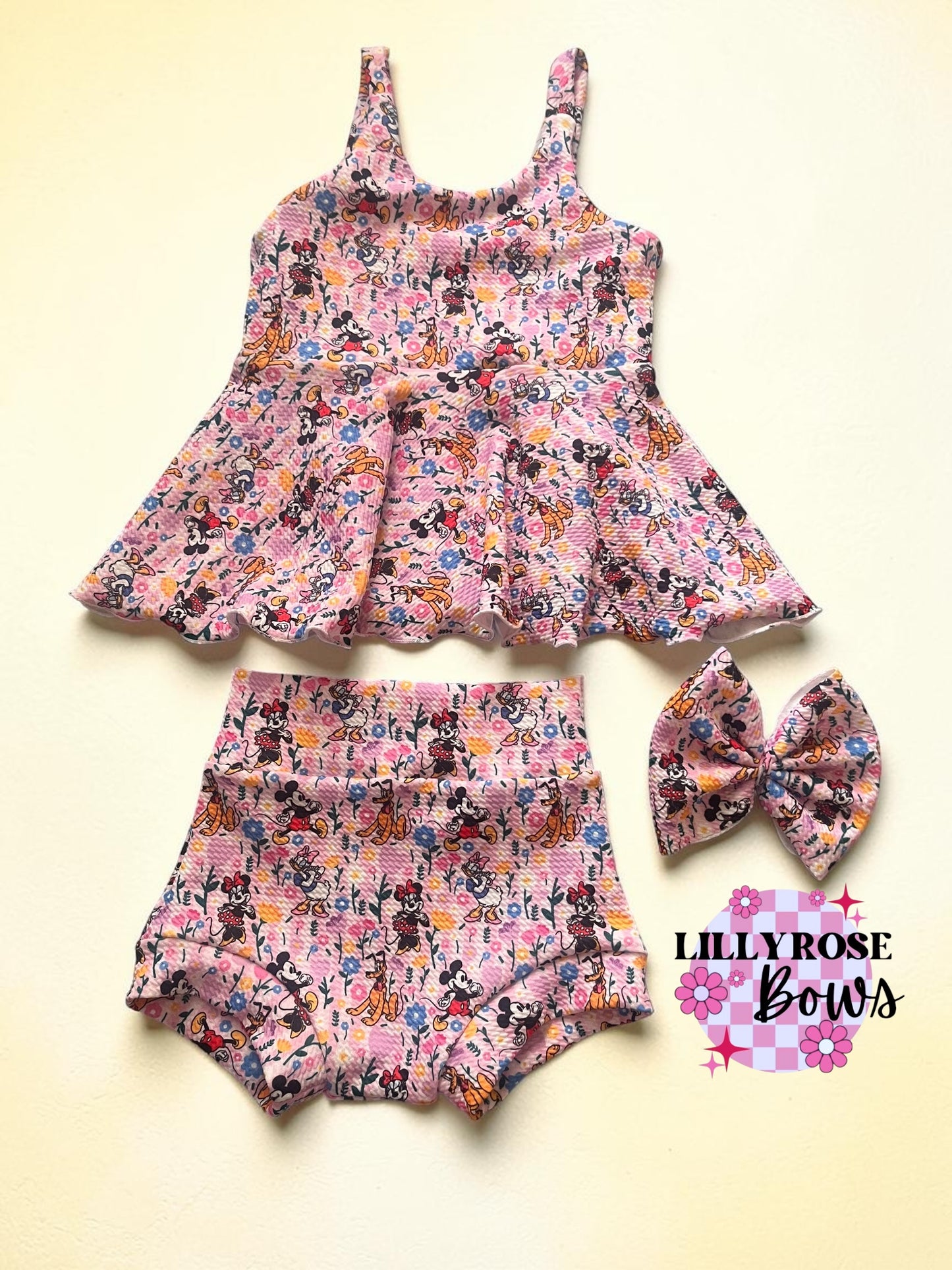 3t tank peplum bummie set with bow