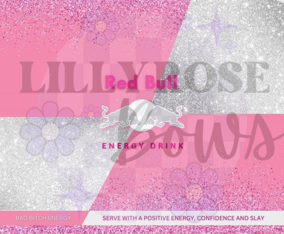 Pink drink cup wrap